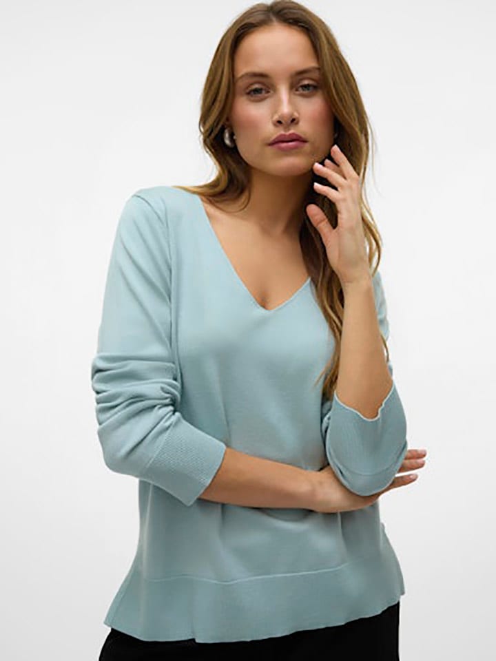 Vero Moda Pullover in Hellblau günstig kaufen