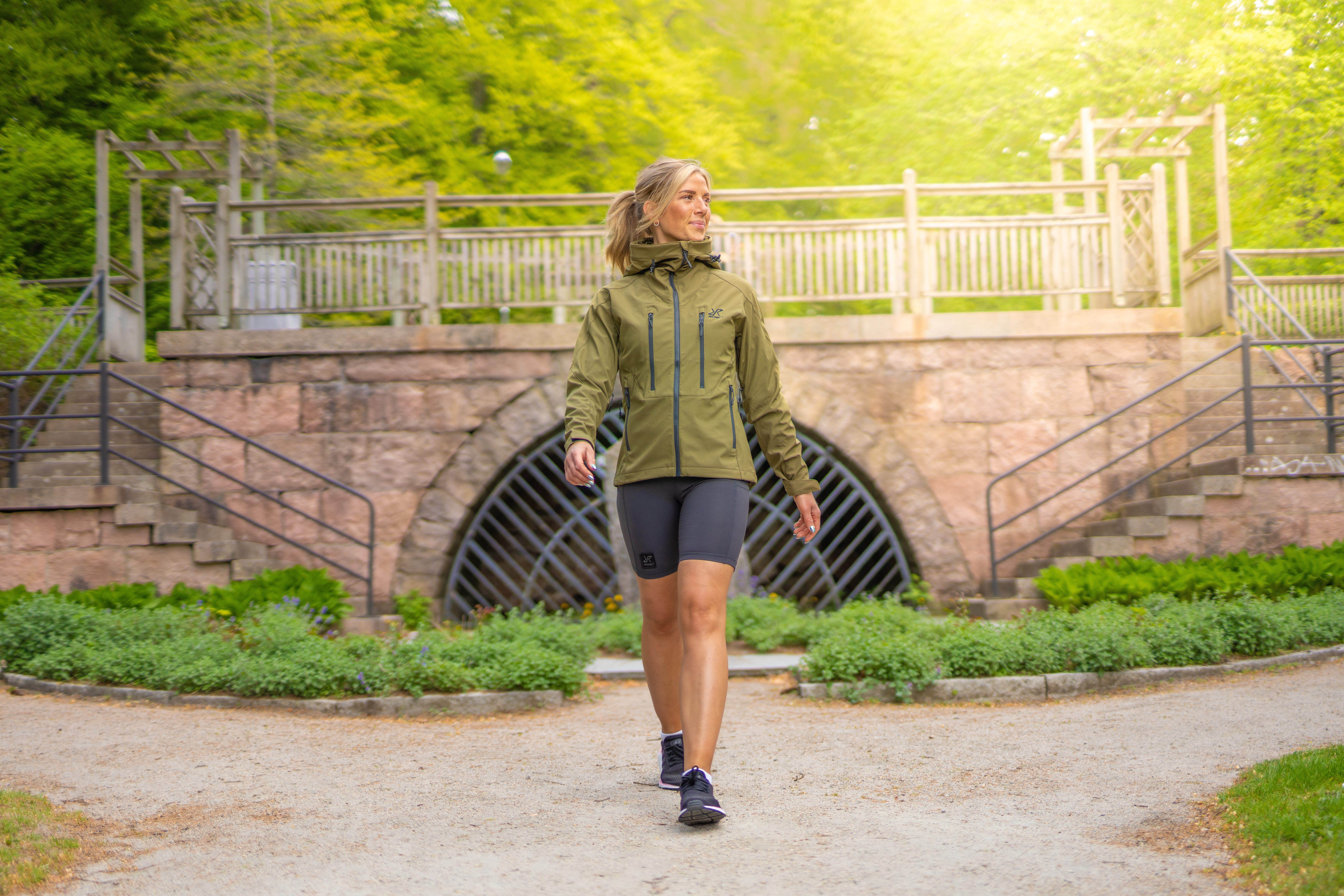 Trail Jacket Femme Guacamole