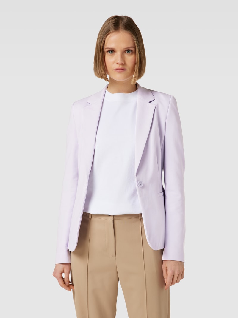Blazer mit Knopfverschluss in lila