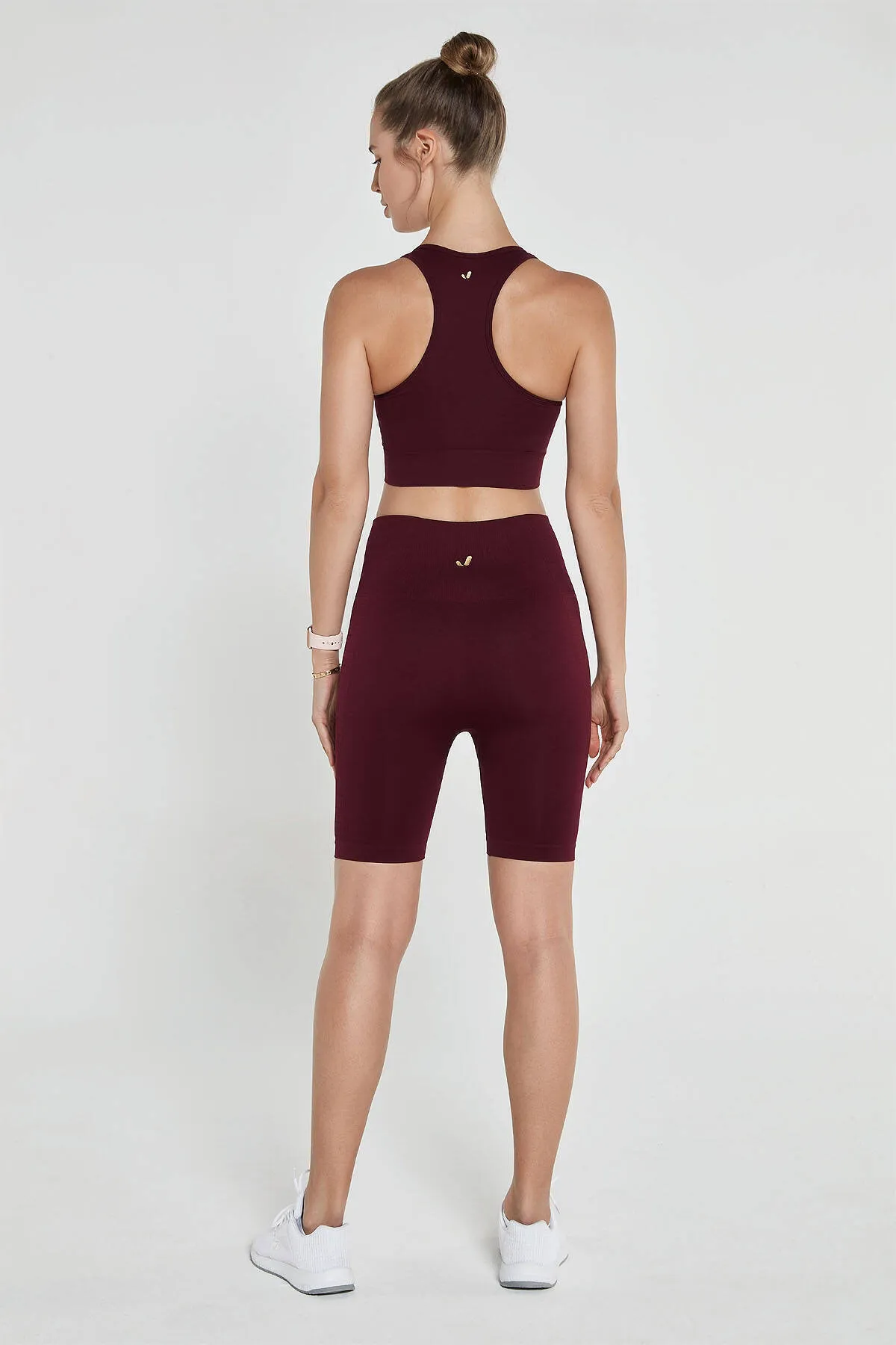 Jerf  Gela Sculpting Sport Biker Tights Weinrot