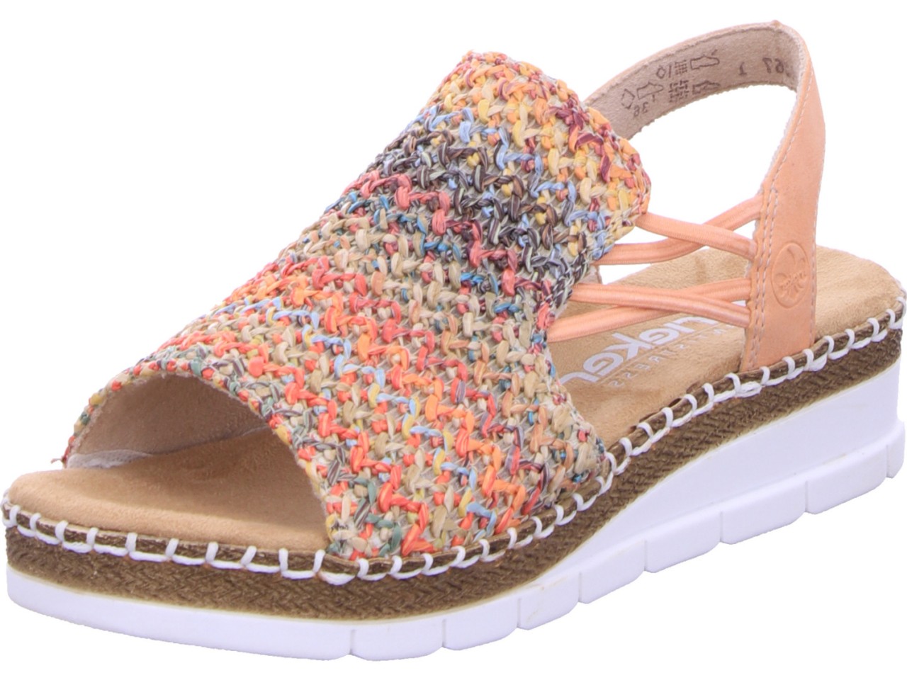 RIEKER Klassische Sandalen bunt