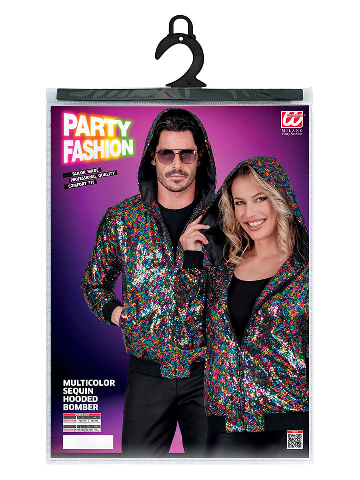 Carnival Party Kostümbomberjacke ''Party'' in Bunt günstig kaufen