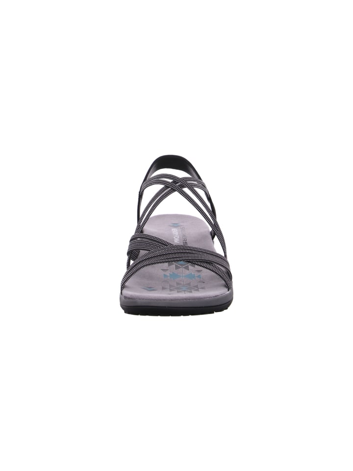 Skechers Sandale Raggae Slim in Schwarz günstig kaufen