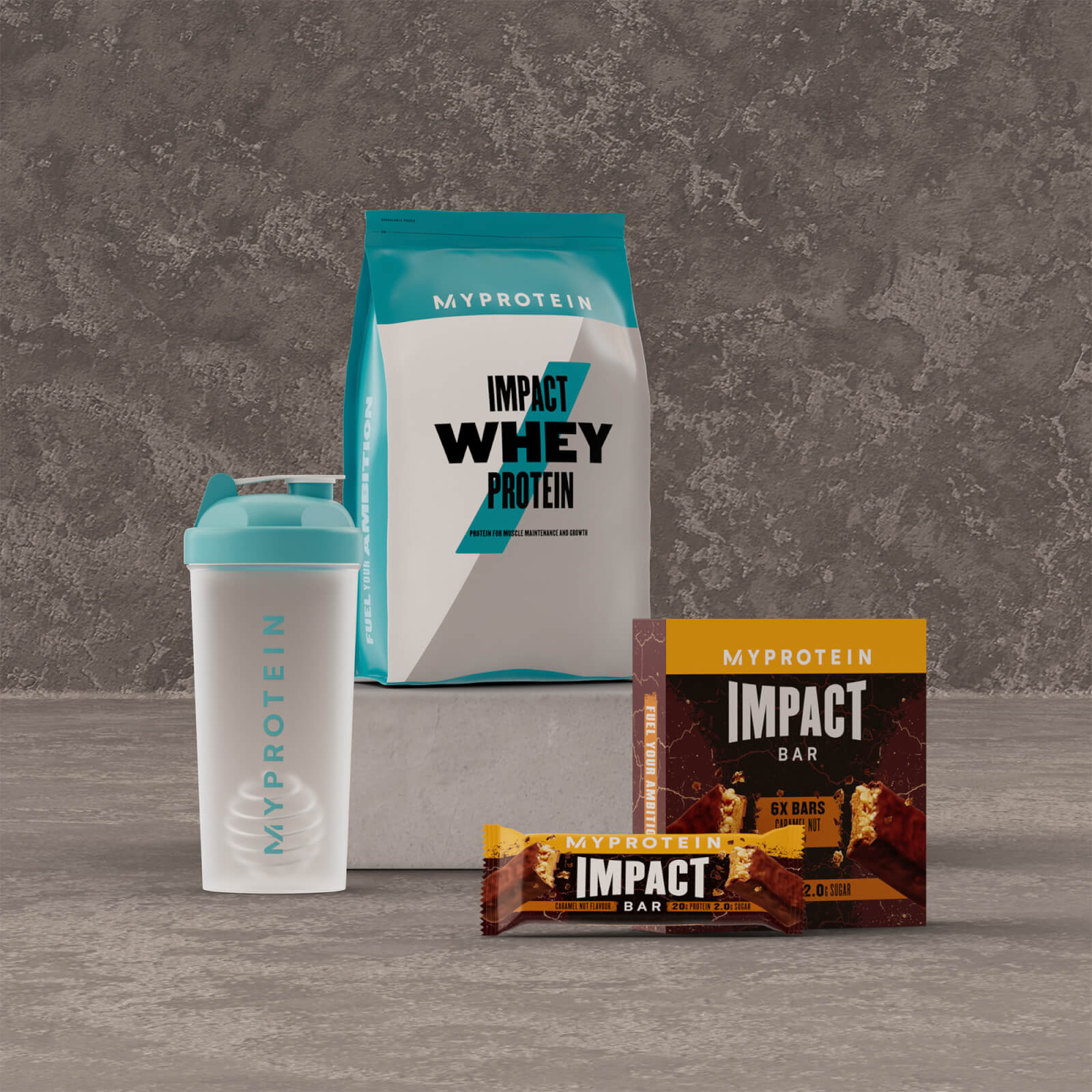 Starter Pack IWP - Natural Strawberry, Caramel Nut, Shaker