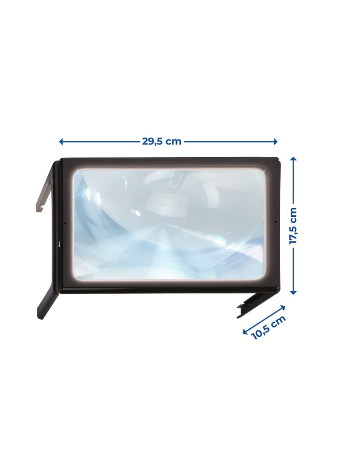 Maximex Leselupe LED in Schwarz günstig kaufen onesize
