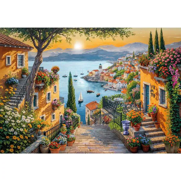 Clementoni High Quality Collection Steps To The Harbor 2025 Puzzle 1500 pieces