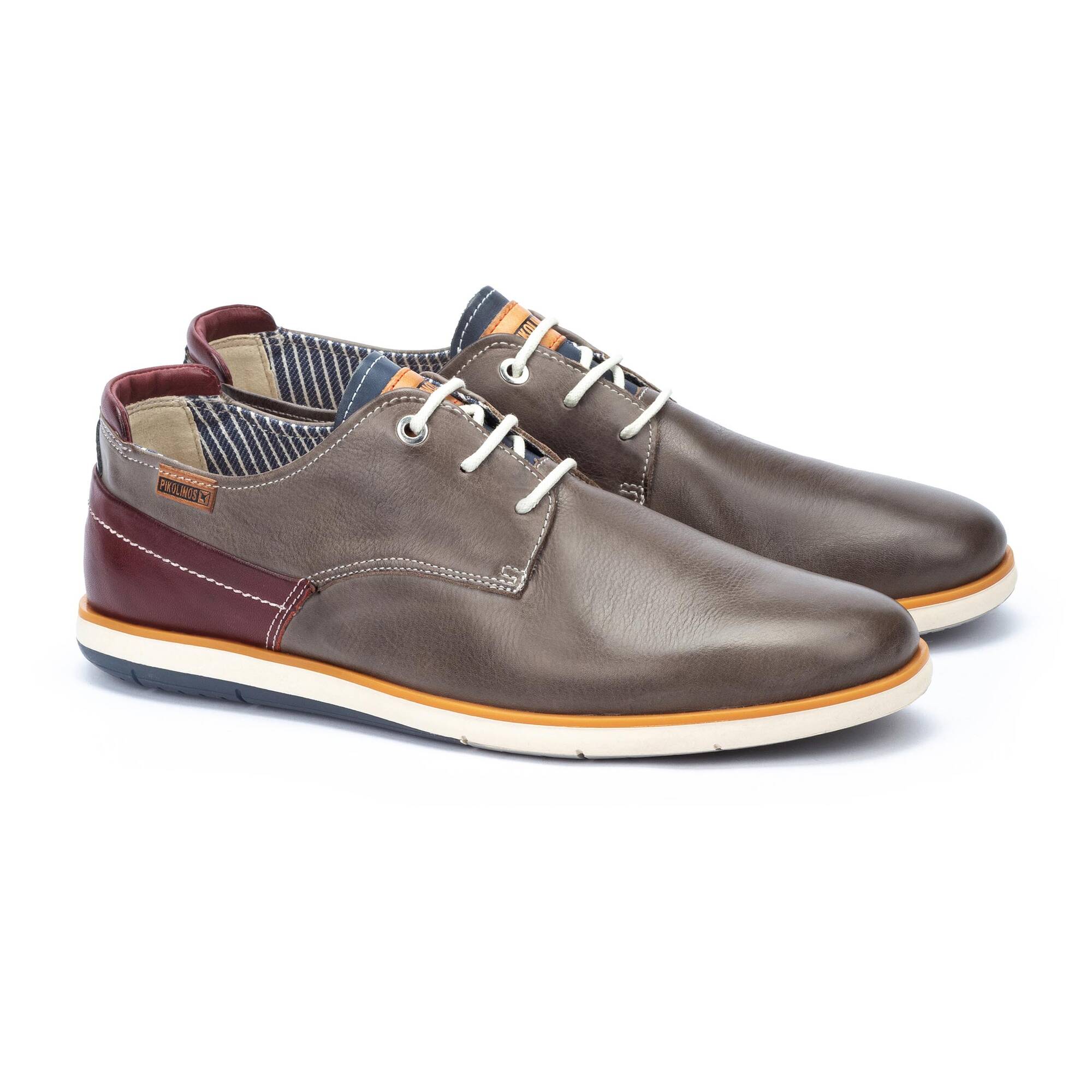 Męskie buty casualowe - CIEMNOSZARE