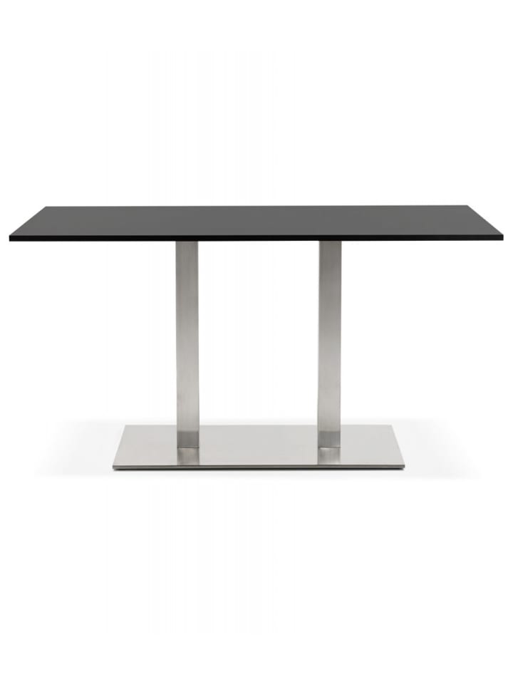 KADIMA DESIGN Esstisch Holz Metall Schwarz | Modern Elegant in Schwarz günstig kaufen onesize