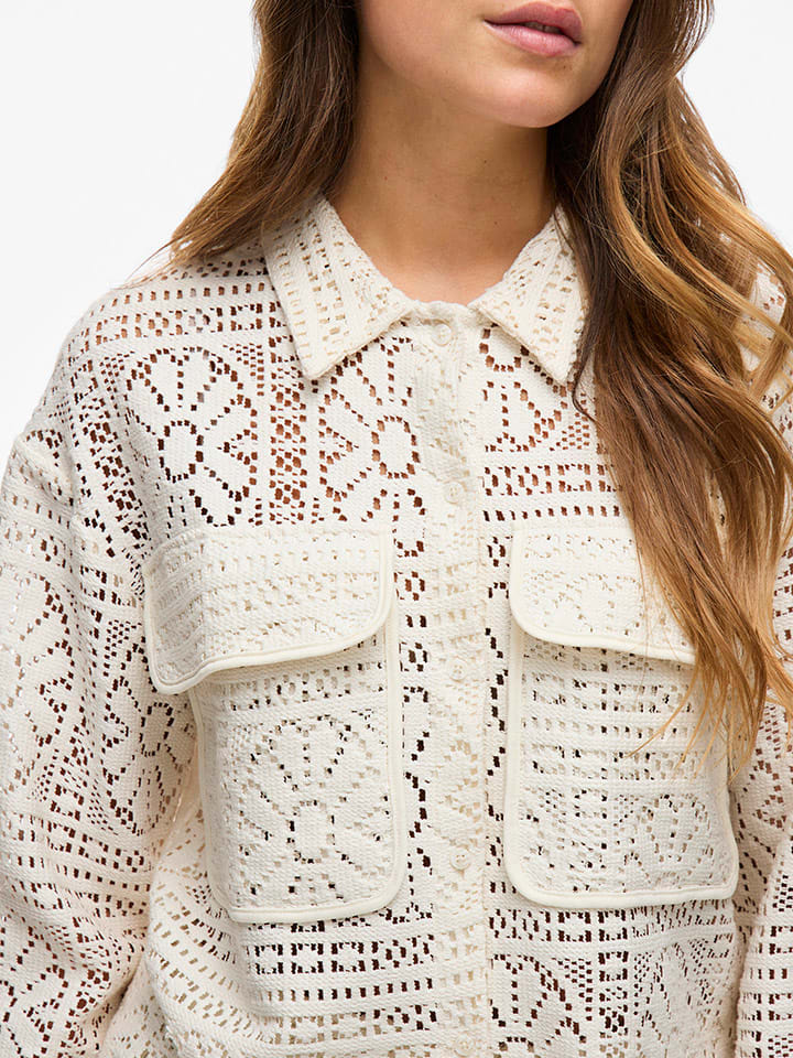 Vila Übergangsjacke in Creme günstig kaufen