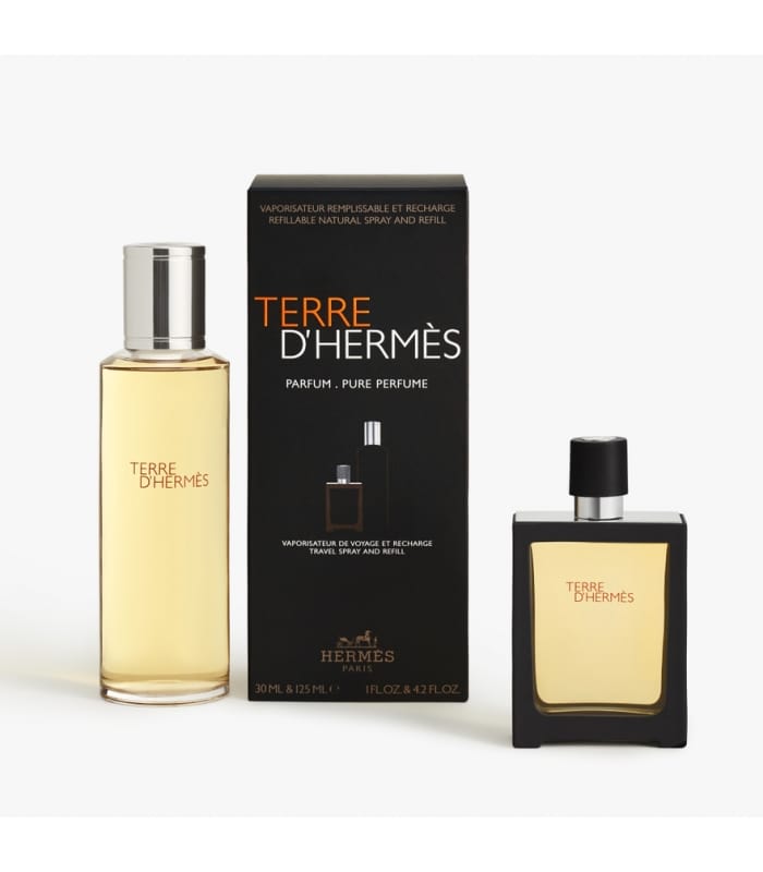 TERRE D'HERMÈS-Parfum Vaporisateur et sa Recharge