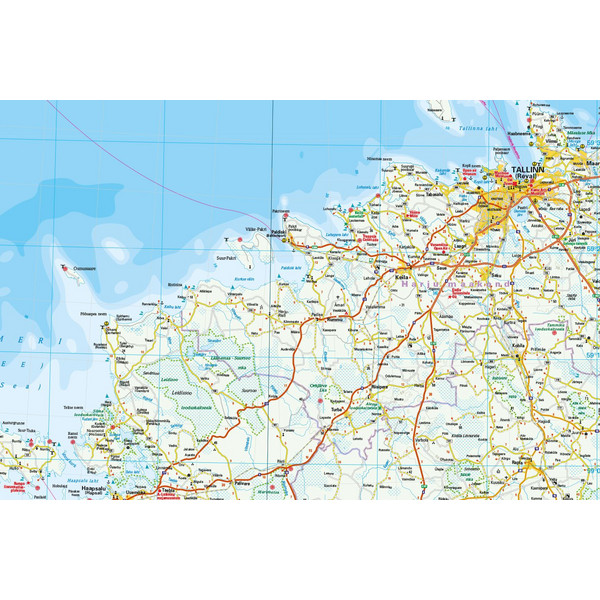 RKH WMP ESTLAND 1:275.000 - Straßenkarte