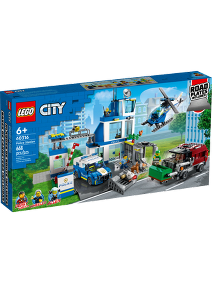 LEGO City Polizeistation in Mehrfarbig ab 6 Jahre günstig kaufen onesize
