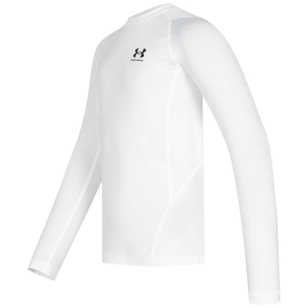 Under Armour HeatGear® FITTED Kinder Langarmshirt 1361731-100