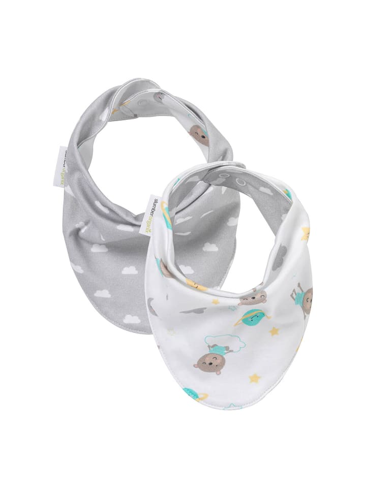SlumberOrganix Bio Bandana 2er-Pack in Grau günstig kaufen onesize