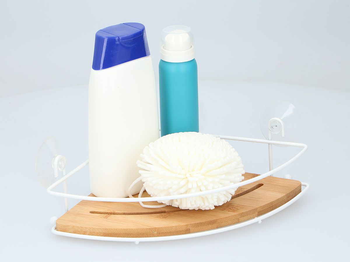 Badezimmerständer mit Saugnäpfen