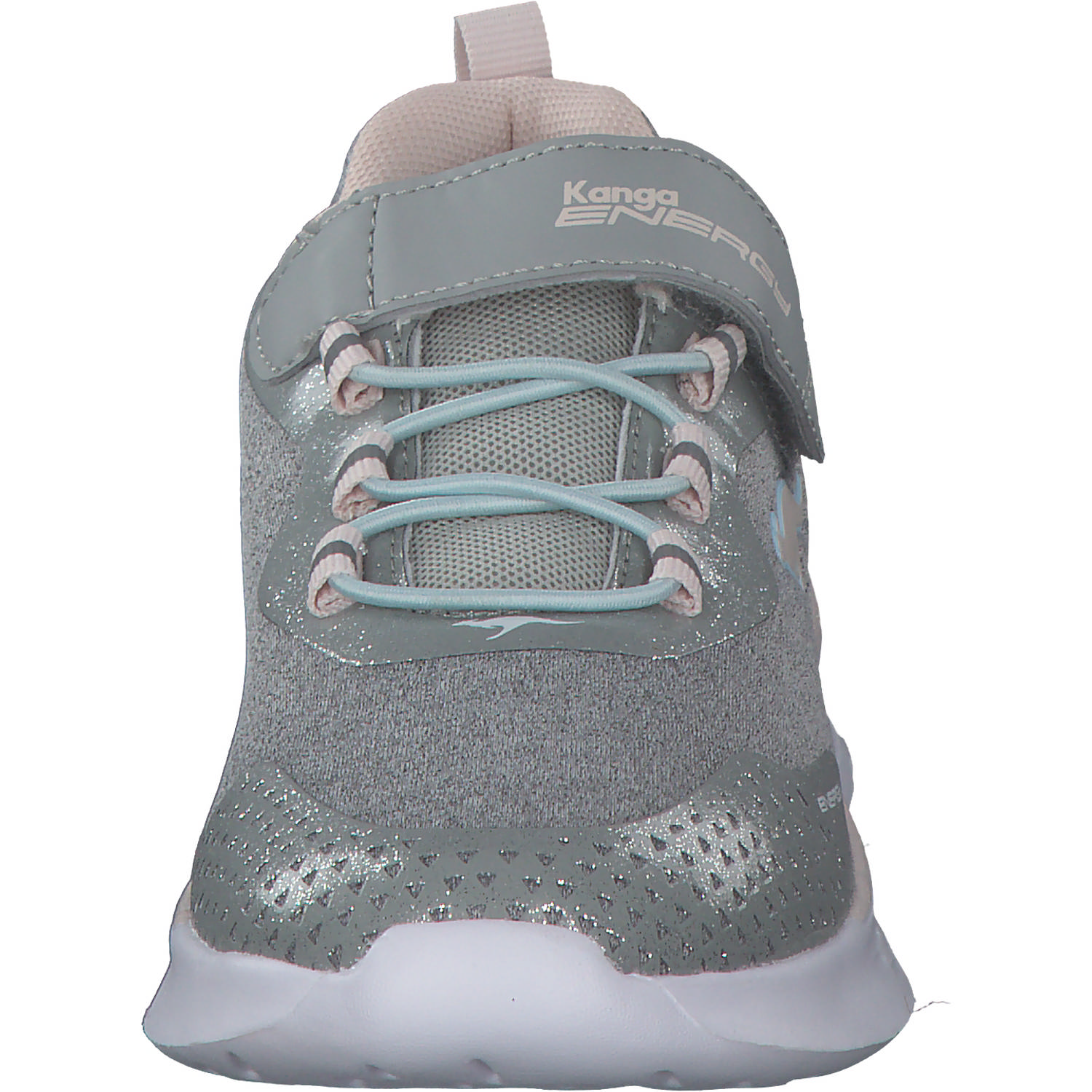 KangaROOS KQ-Fleet EV 18715, Sneakers Low, Kinder, Grau (Vapor Grey/Frost Pink)