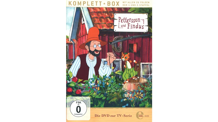 Pettersson und Findus - Komplettbox - Staffel 1+2/Folge 1-26 - Die DVD zur TV-Serie  [2 DVDs]