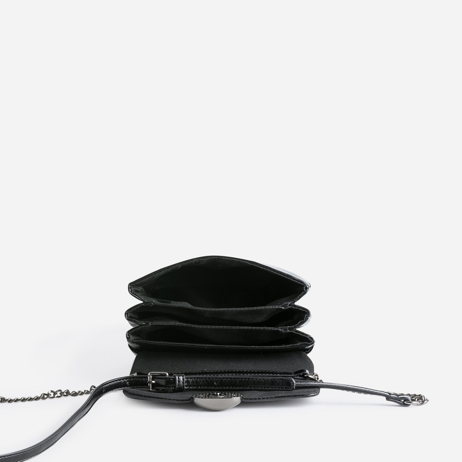 Sac à main TEXTO noir à 3 compartiments