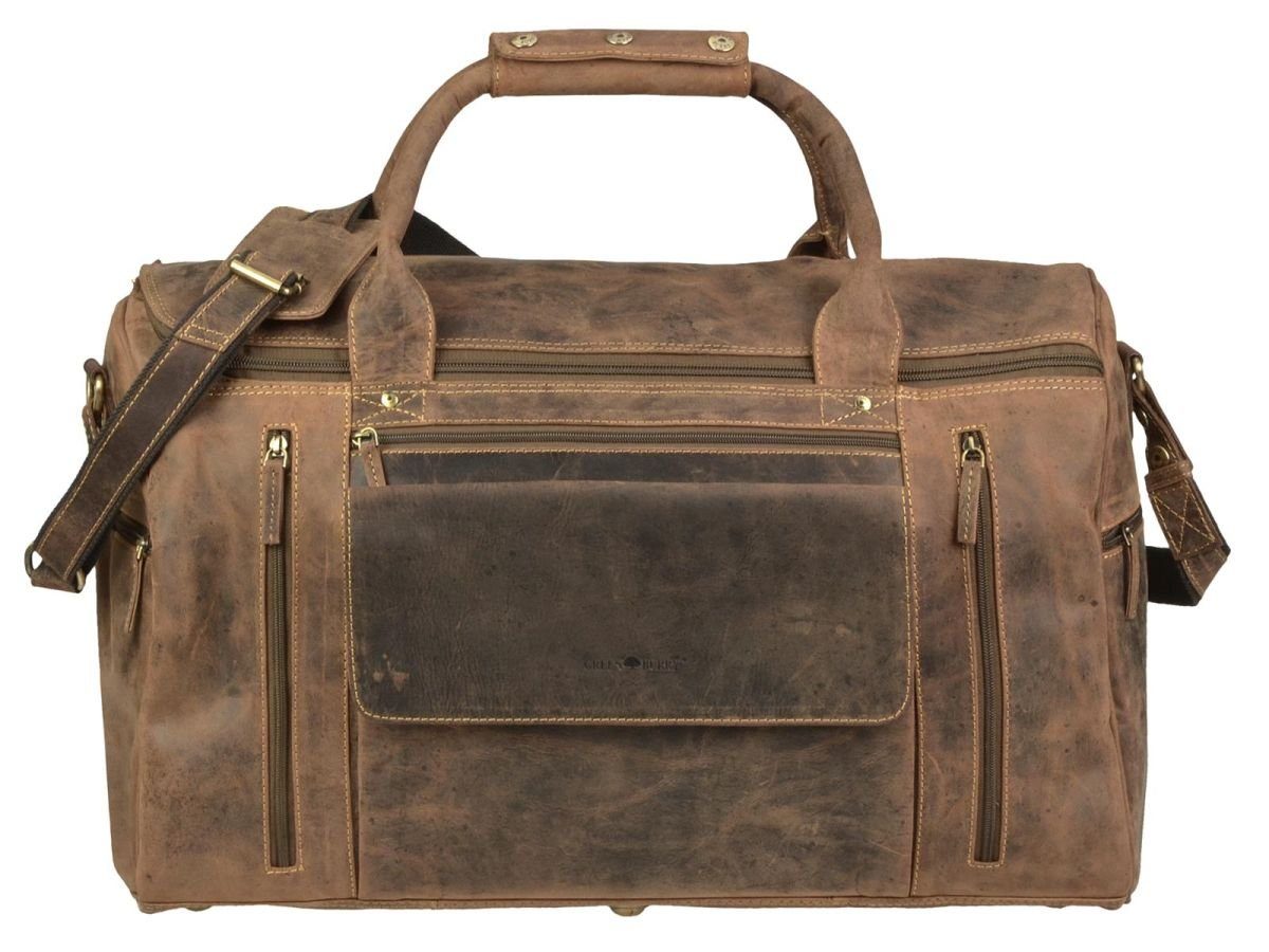 Greenburry Reisetasche Vintage, Weekender, Leder, Sporttasche
