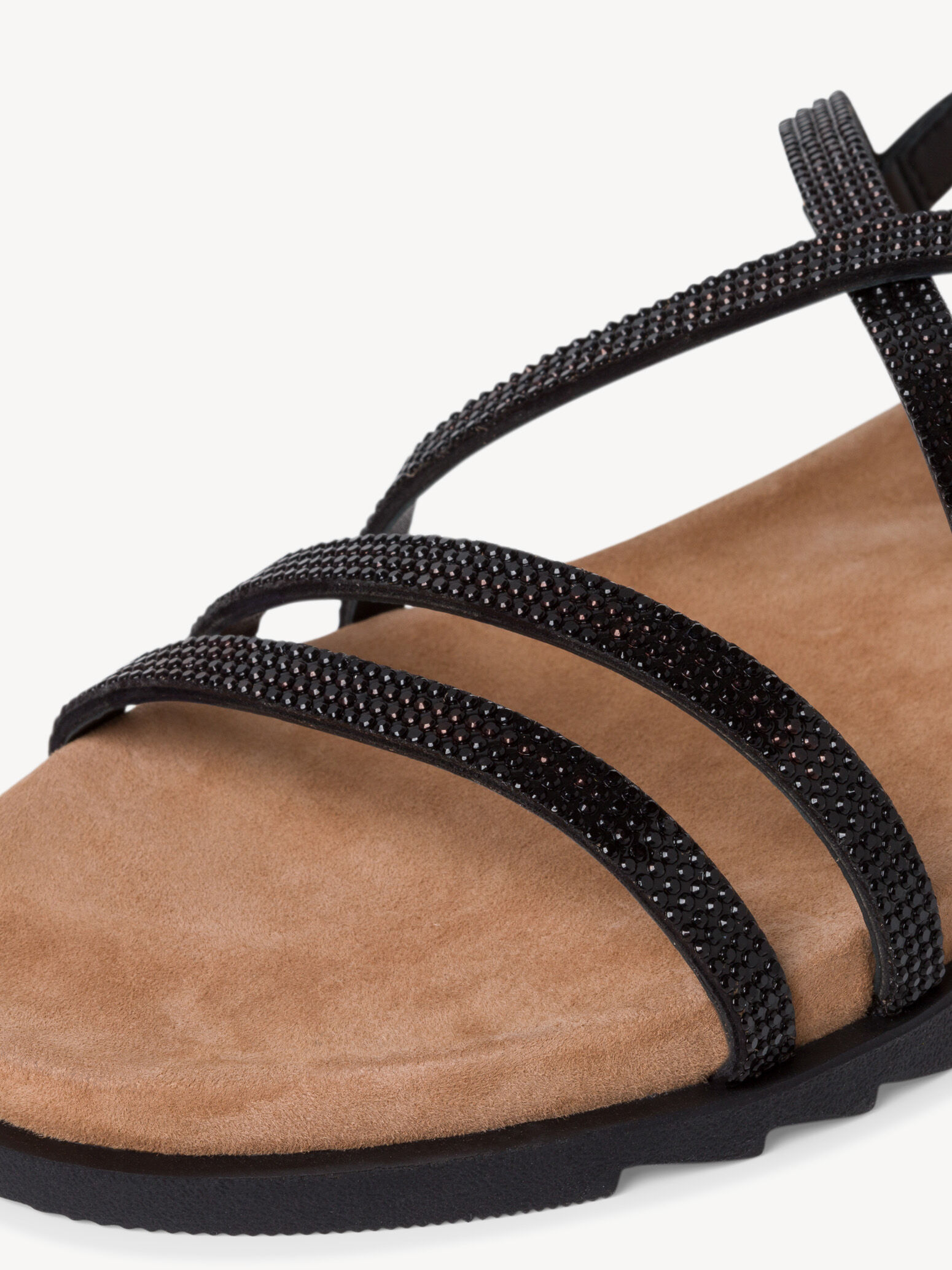 Sandale en cuir - noir