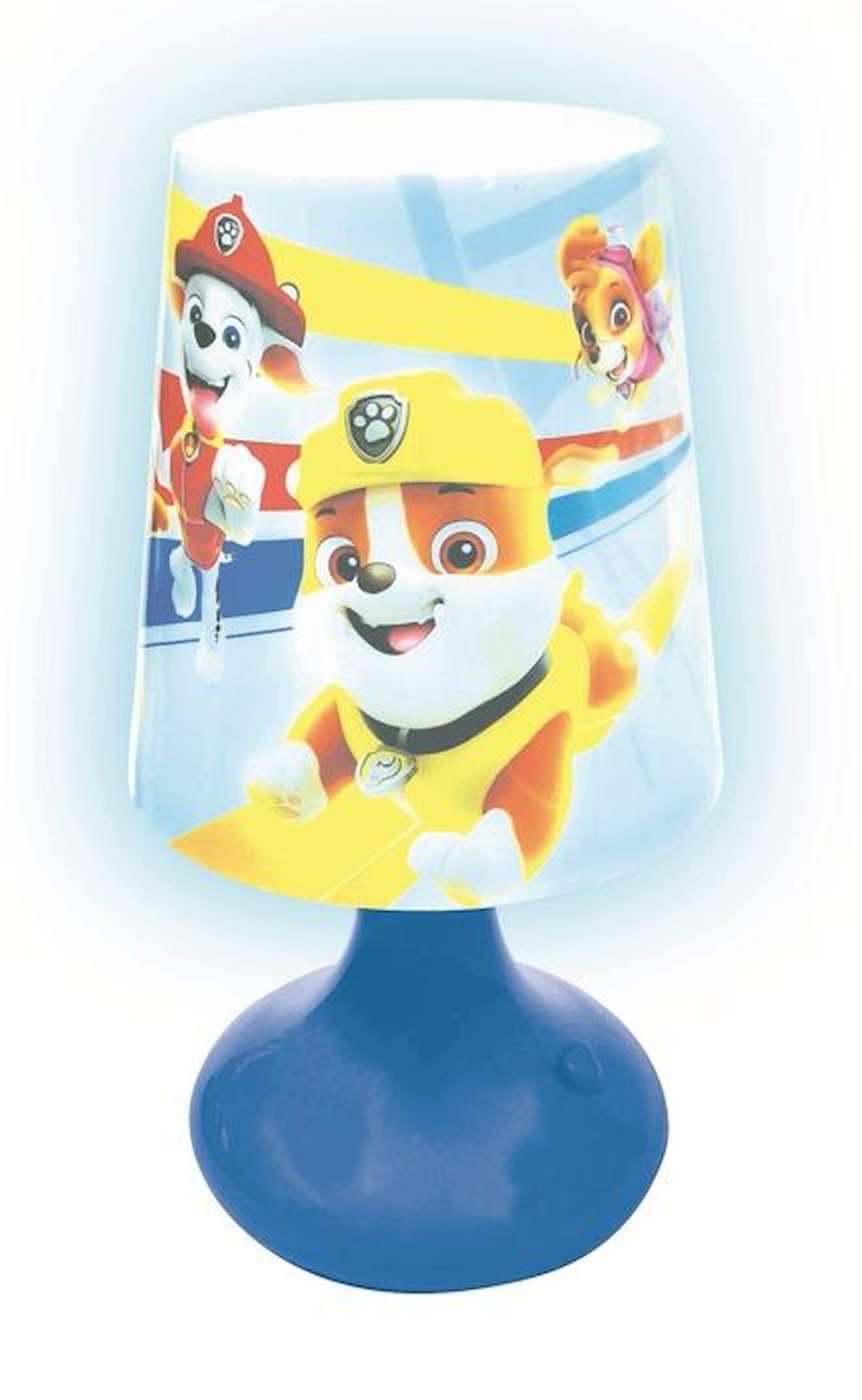 Mini lampe de chevet veilleuse sans fil Pat’ Patrouille bleu