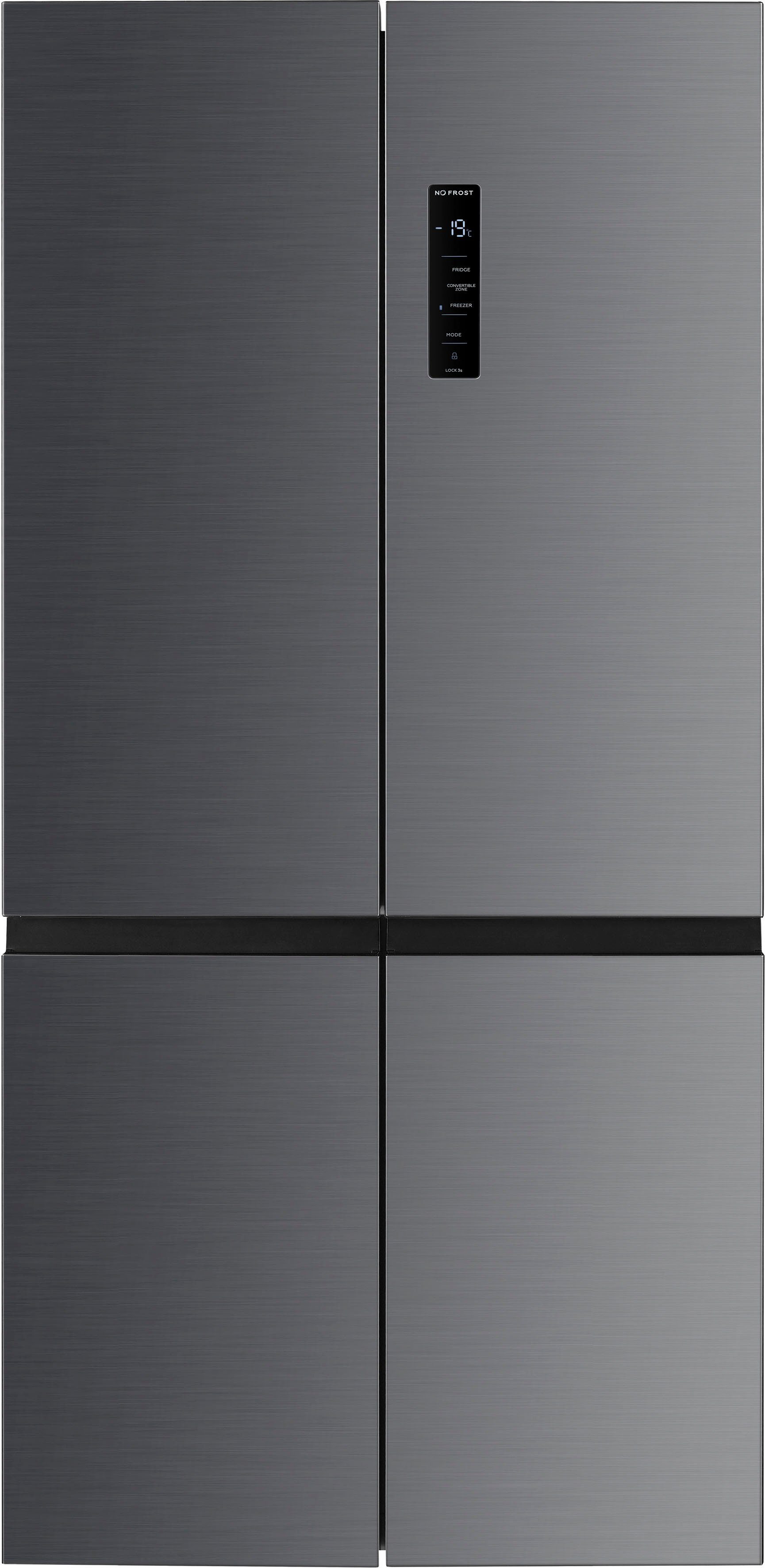 Hanseatic Multi Door HCDA19090DI, 190,0 cm hoch, 90,9 cm breit, NoFrost, Multizone, Display, Türalarm