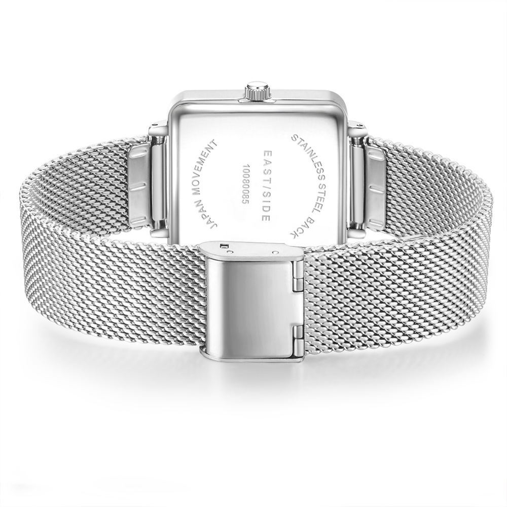 EASTSIDE Montre à quartz Grand en Argent Acier inoxydable en Argent Montre