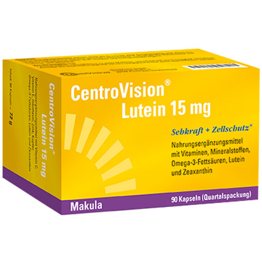 CENTROVISION Lutein 15 mg Kapseln  90 St  Kapseln