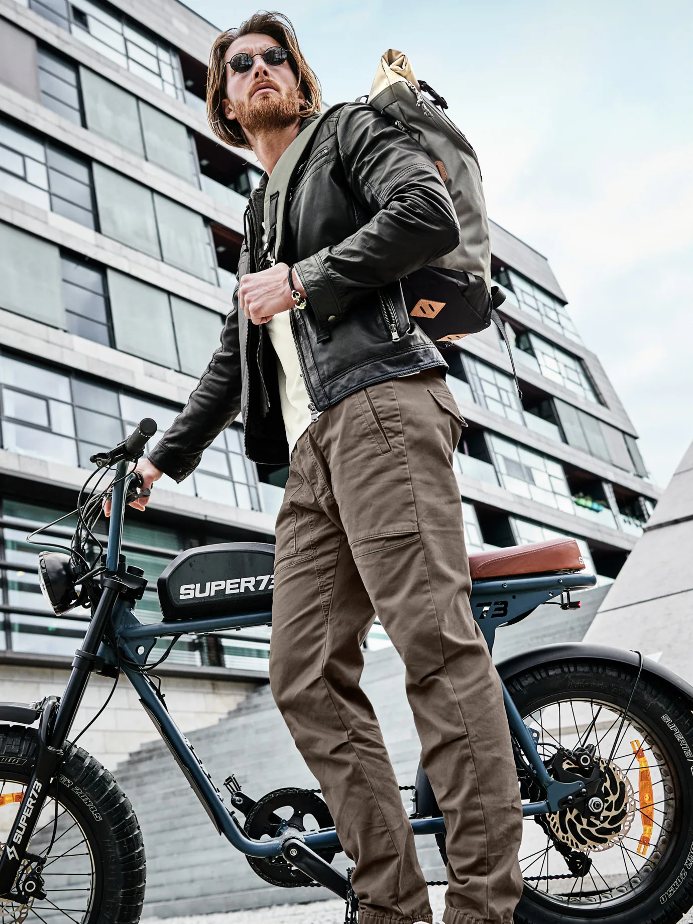 Momentum-Lederjacke