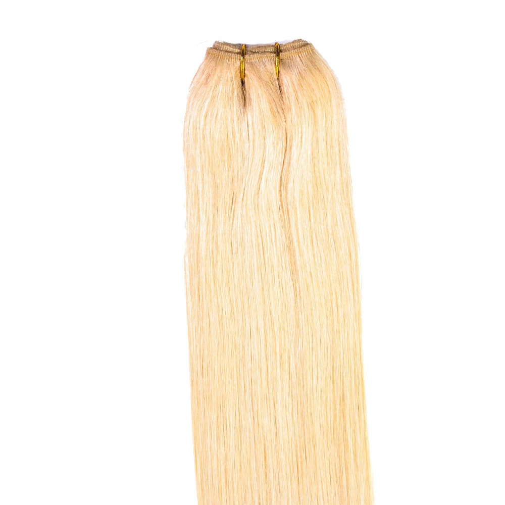 hair2heart Extensions Tissage cheveux naturels #22 Blond doré 100g extensions