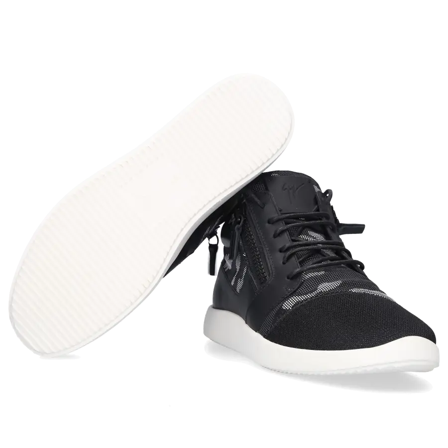Giuseppe Zanotti - Sneaker high MEGATRON Kalbsleder - schwarz