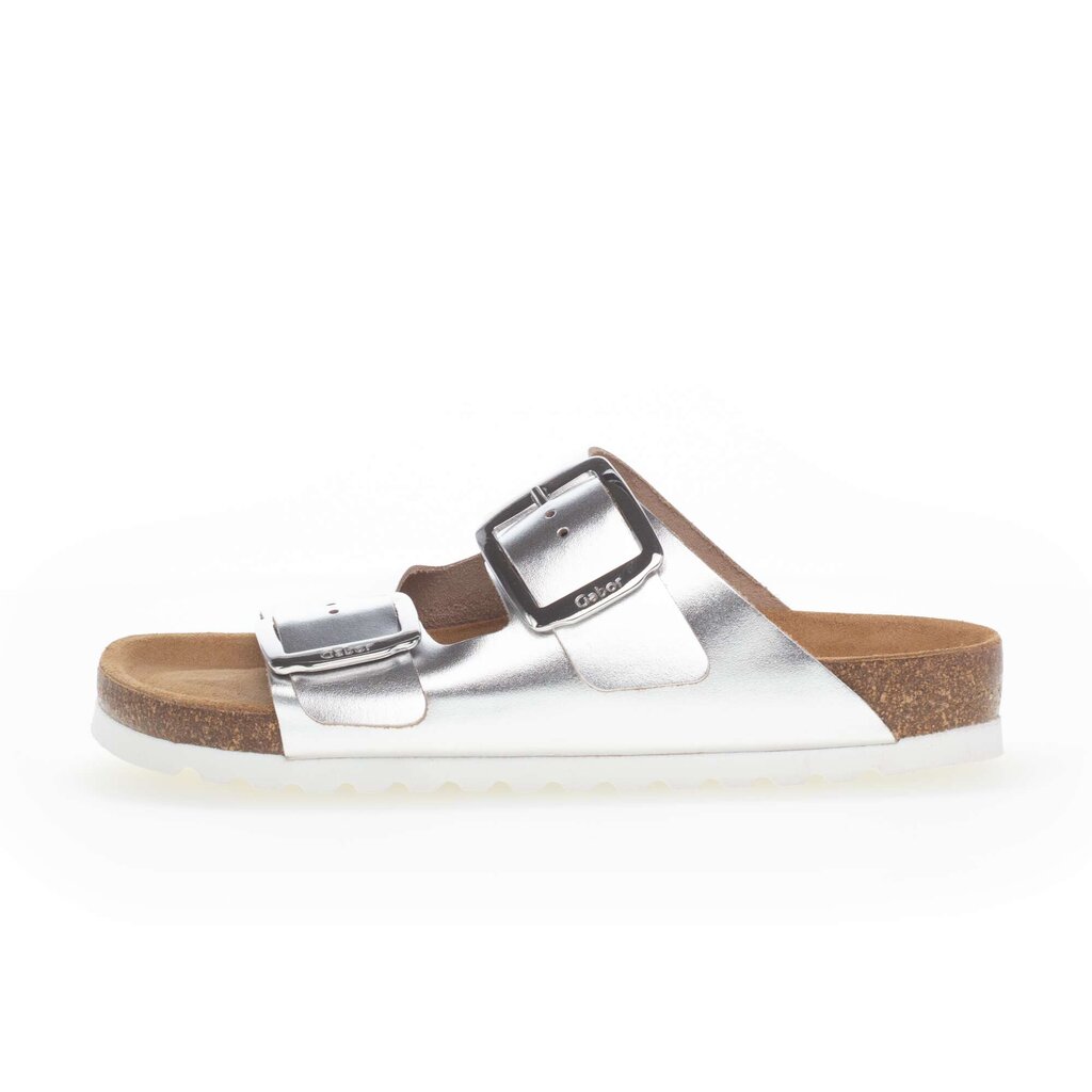 Gabor fashion Pantolette silber