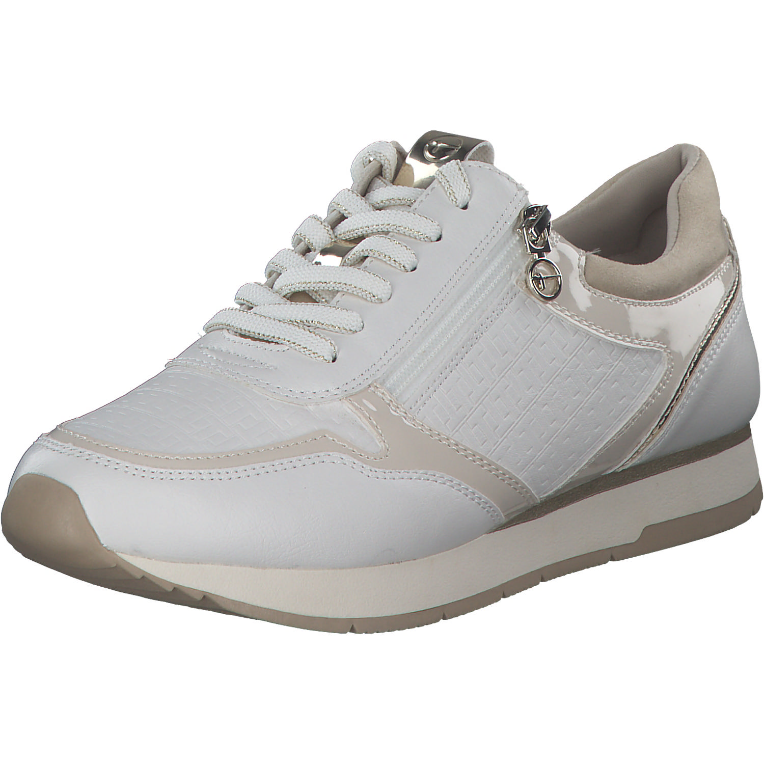 Tamaris 23603, Sneakers Low, Damen, OFFWHITE COMB