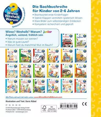 Ravensburger Wieso? Weshalb? Warum? junior, Band 32: Ängstlich, wütend, fröhlich sein
