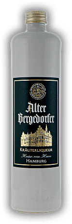 Alter Bergedorfer Kräuterkrug Krugflasche Alter Bergedorfer Kräuterkrug Krugflasche Likör aus erlesenen Kräutern und reifen Bitterorangen. 0,7	 Liter - Vol 33%