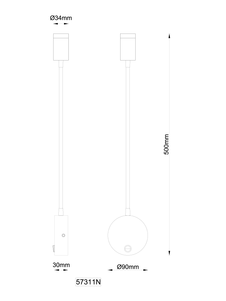 Globo lighting Wandleuchte 