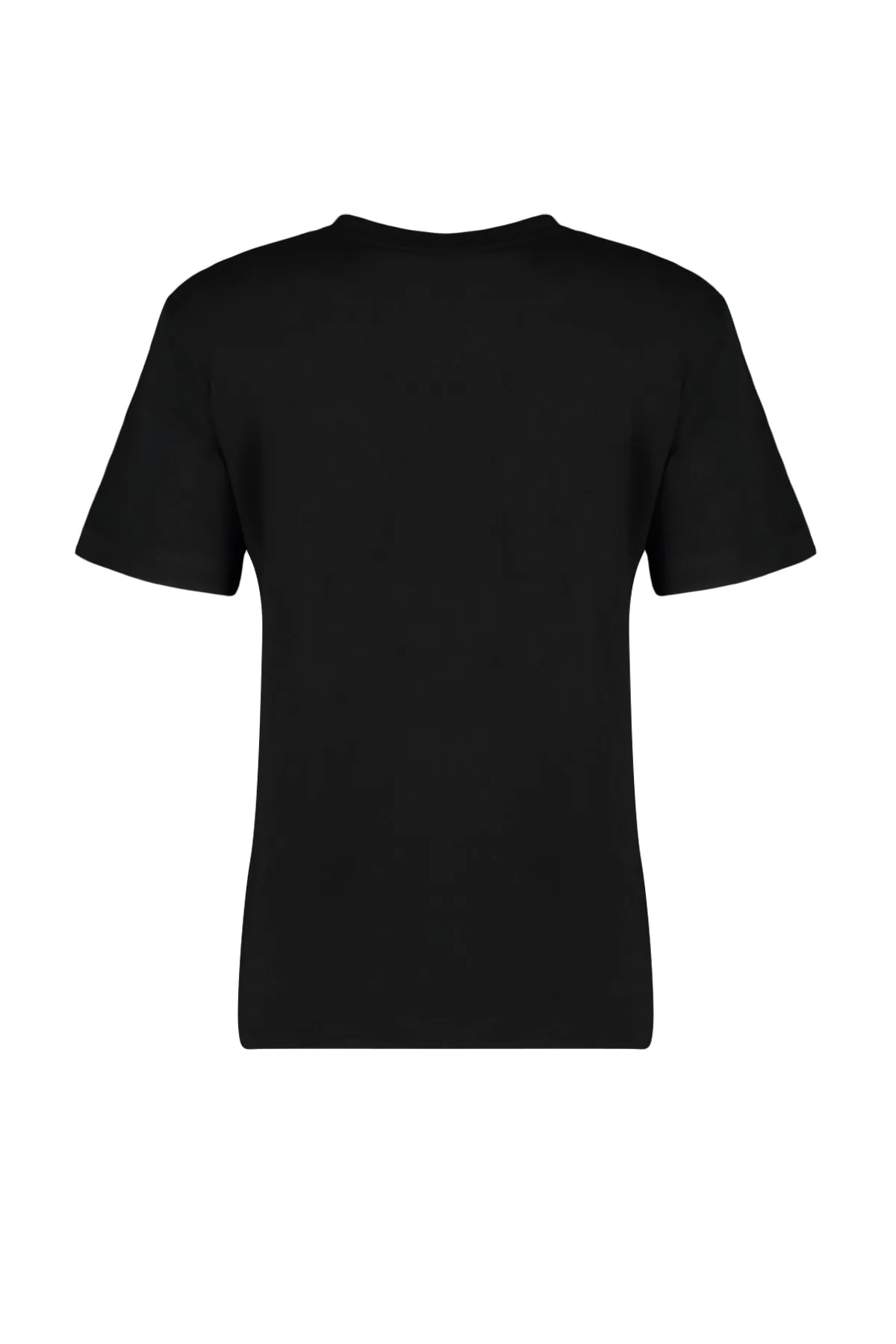 Trendyol Collection  Schwarzes Premium-Basic-Strick-T-Shirt mit Rundhalsausschnitt aus 100 % Baumwolle TWOSS23TS00042