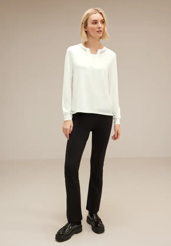 Street One Chiffon Langarmshirt