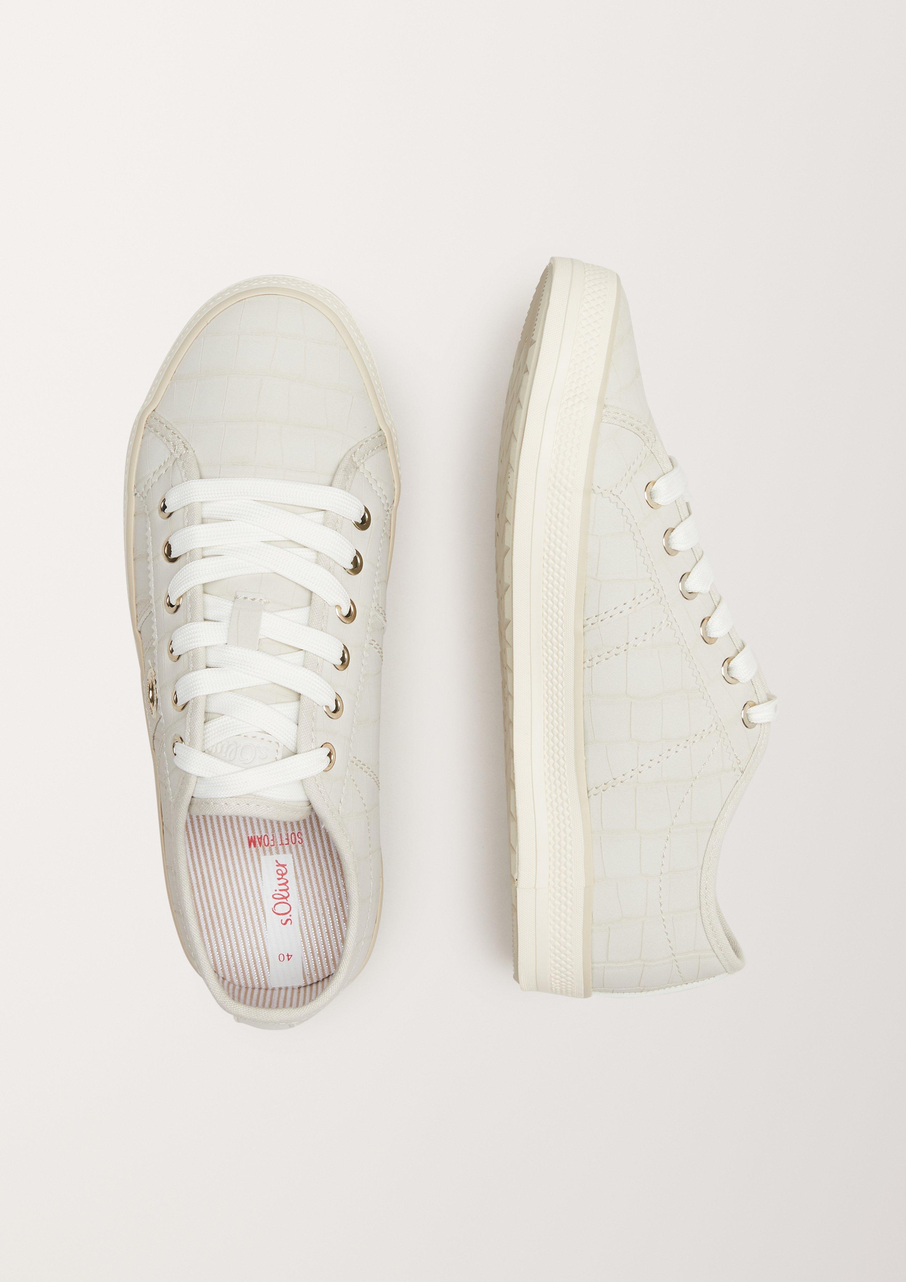 Sneaker in Reptilleder-Optik  6005172-462