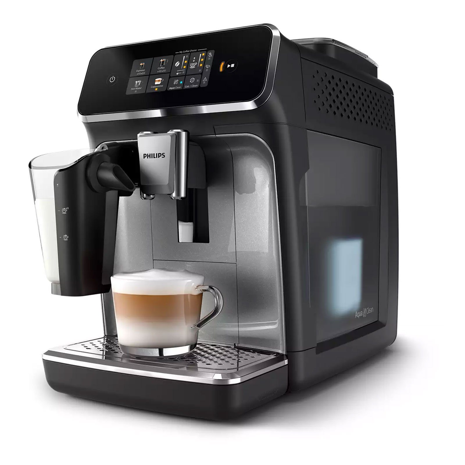 Philips Kaffeevollautomat Kaffeevollautomat EP2339/40 Series 2300, LatteGo System, leichte Reinigung, Brühgruppe herausnehmbar
