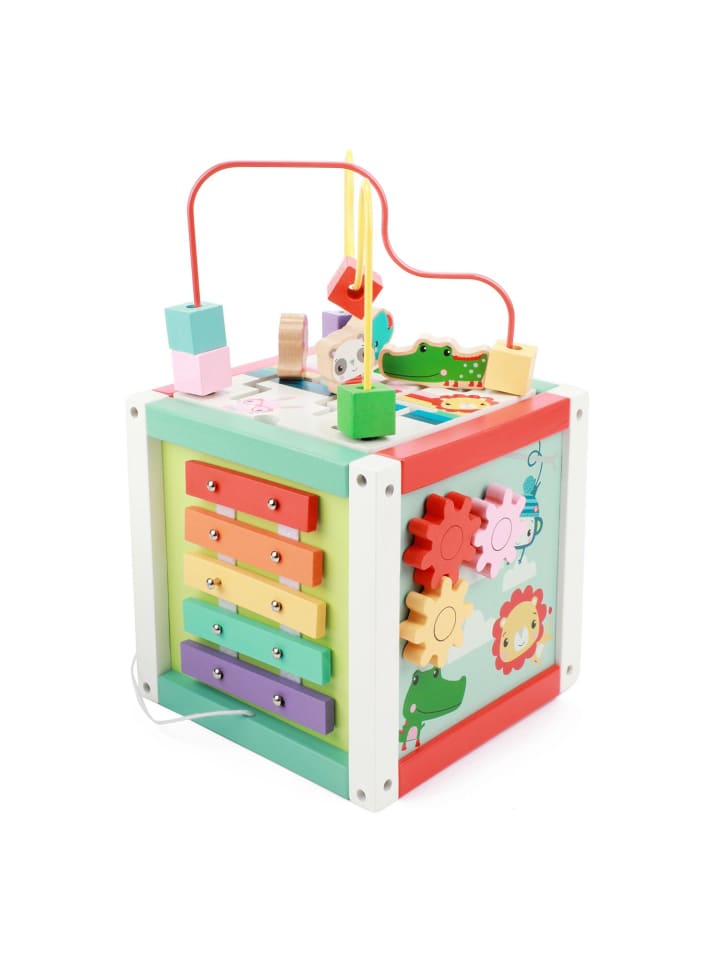 Fisher-Price Holz-Aktivitätswürfel 5in1 in bunt günstig kaufen onesize