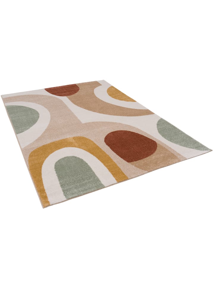 Pergamon Designer Teppich Faro Retro in Beige günstig kaufen 80 x 150 cm