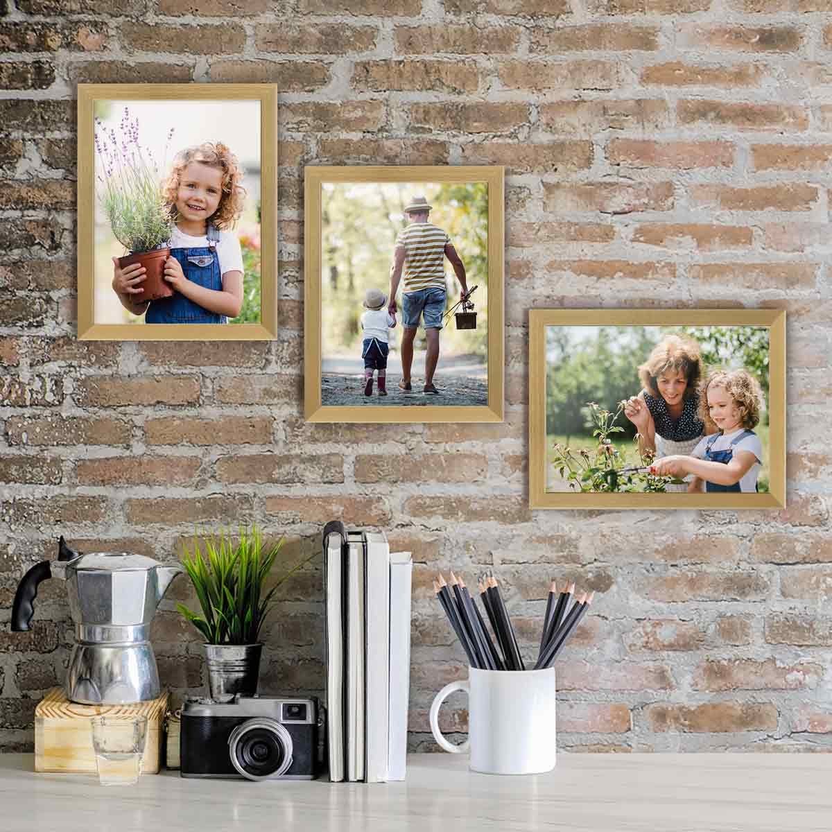 PHOTOLINI Bilderrahmen Poster-Einzelrahmen Modern Schmal