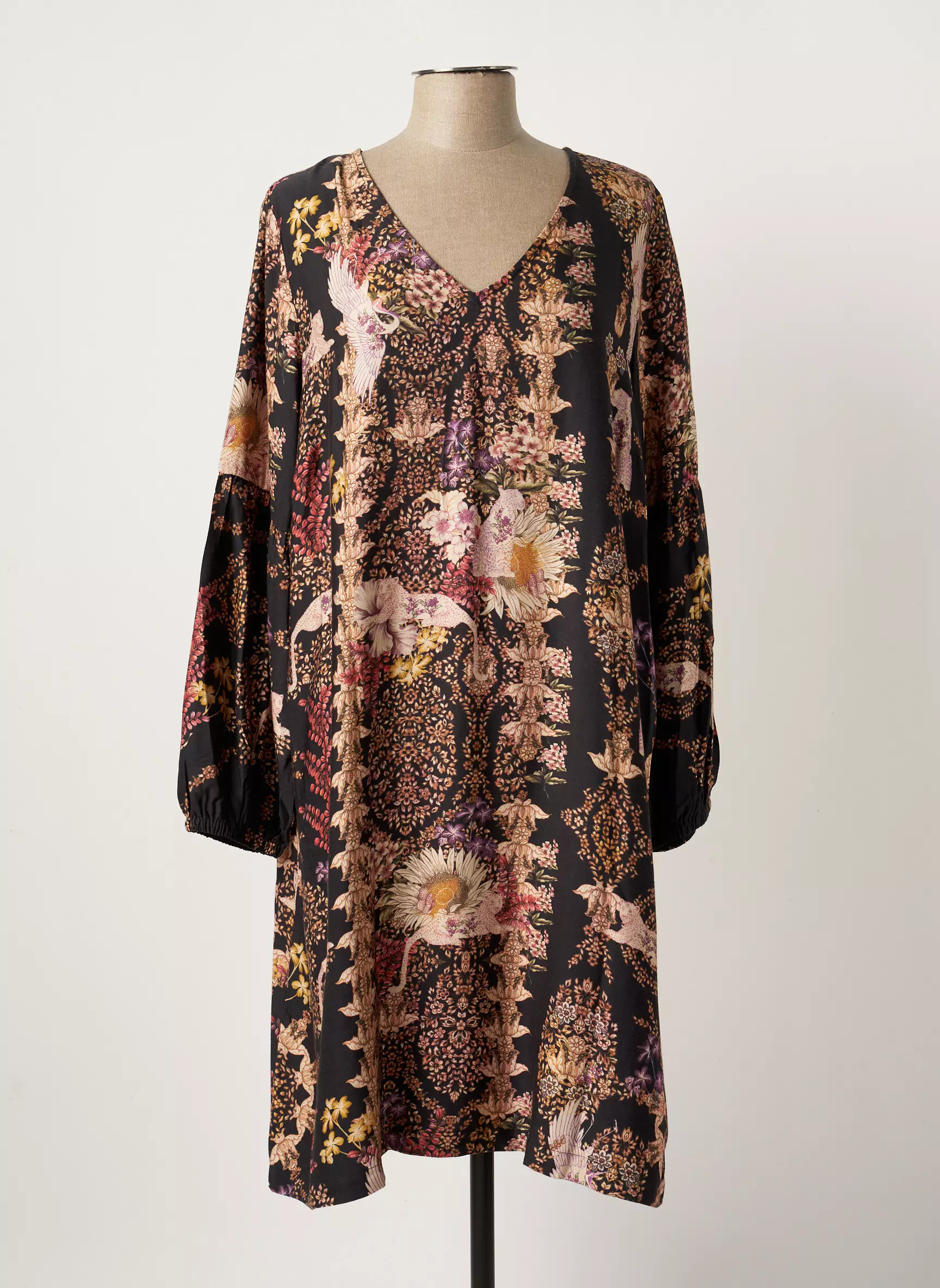 Cream Robes Mi Longues Femme couleur noir