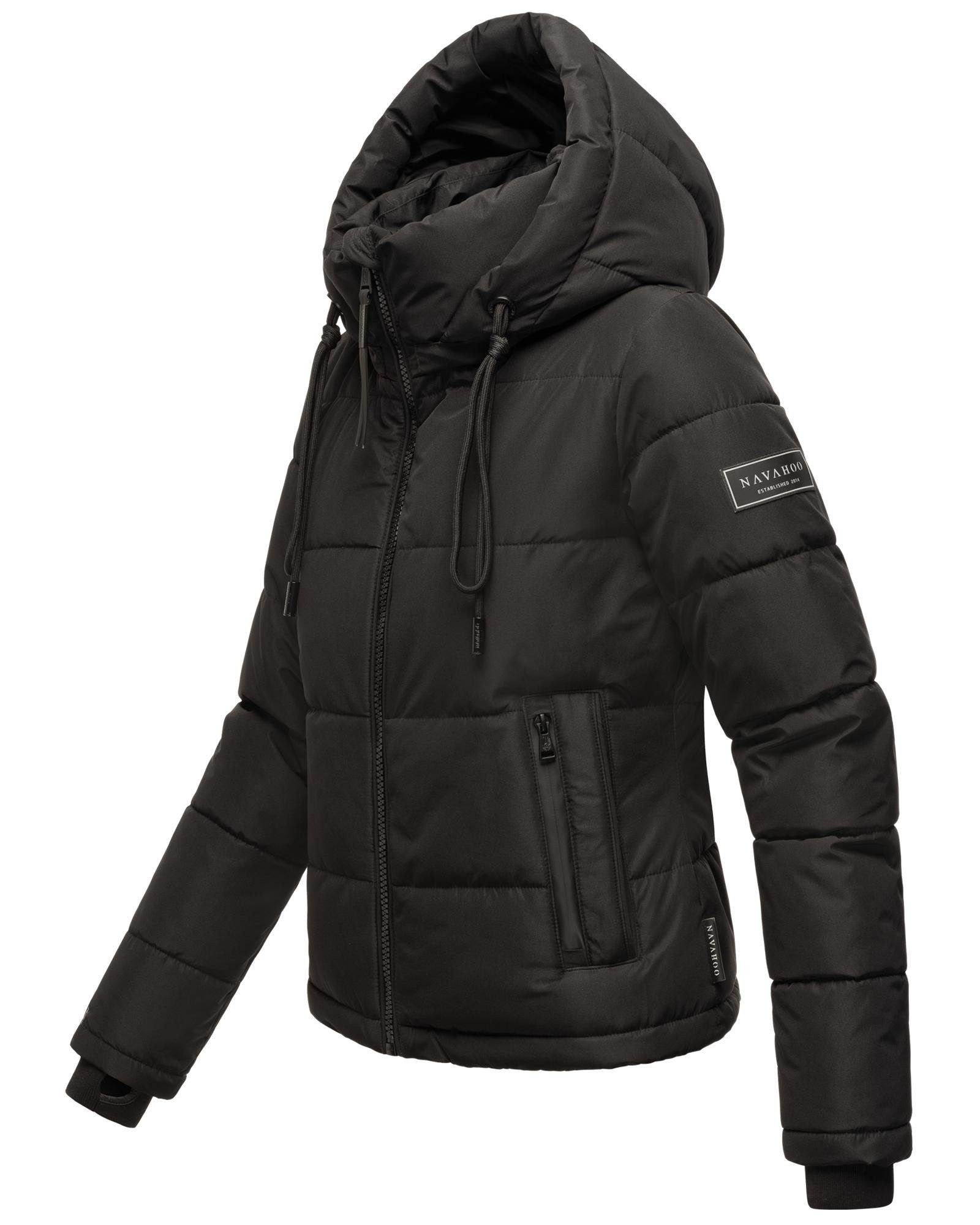 Navahoo Steppjacke Mit Liebe XIV Warme gesteppte Damen Winterjacke mit kuscheligem Kragen