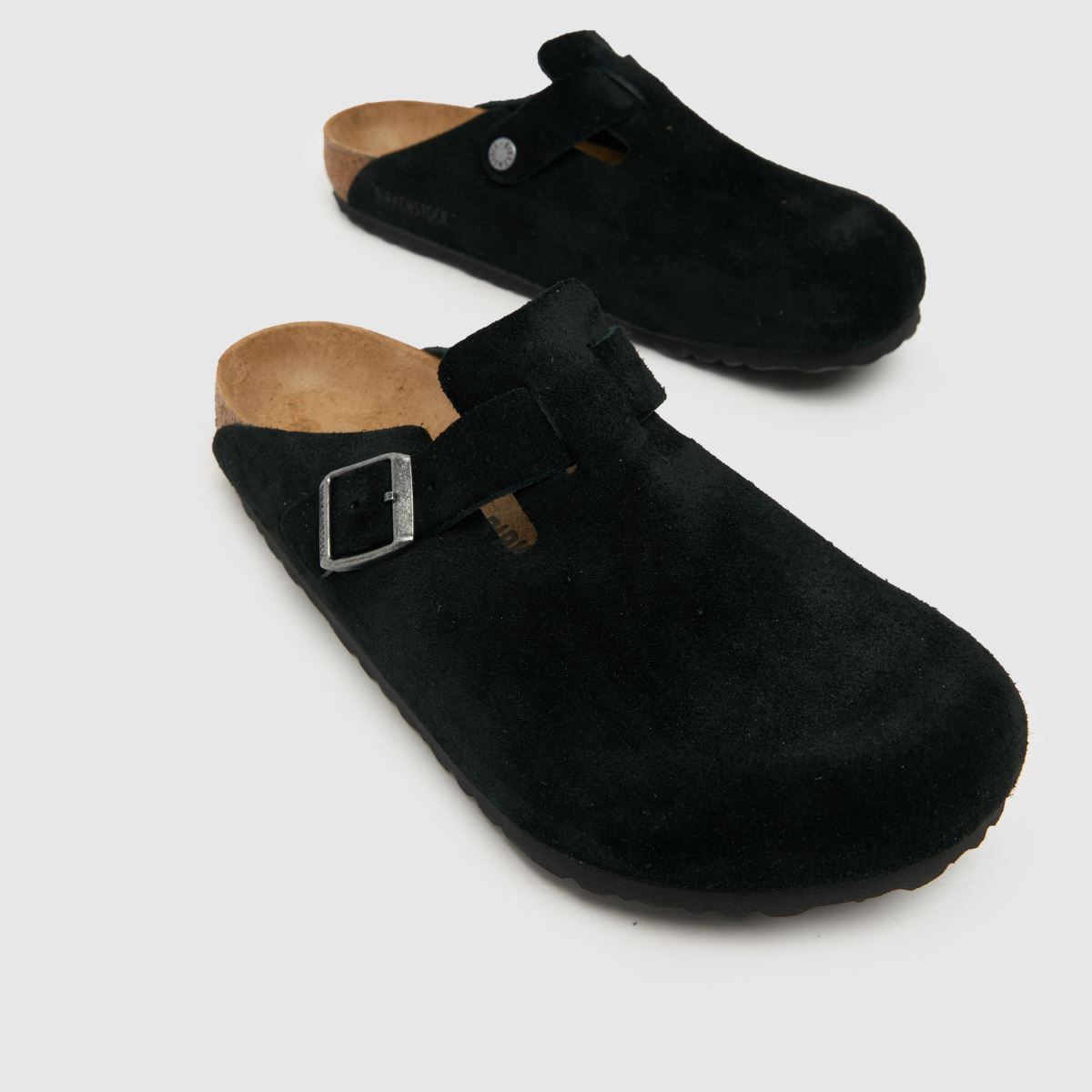 BIRKENSTOCK Boston klumpa szandál fekete színben