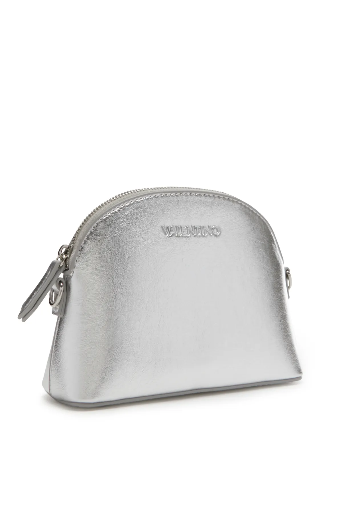 1'ASLAN  Valentino Bags Mayfair Silberfarbene Umhängetasche VBS7LS01MARGENTO