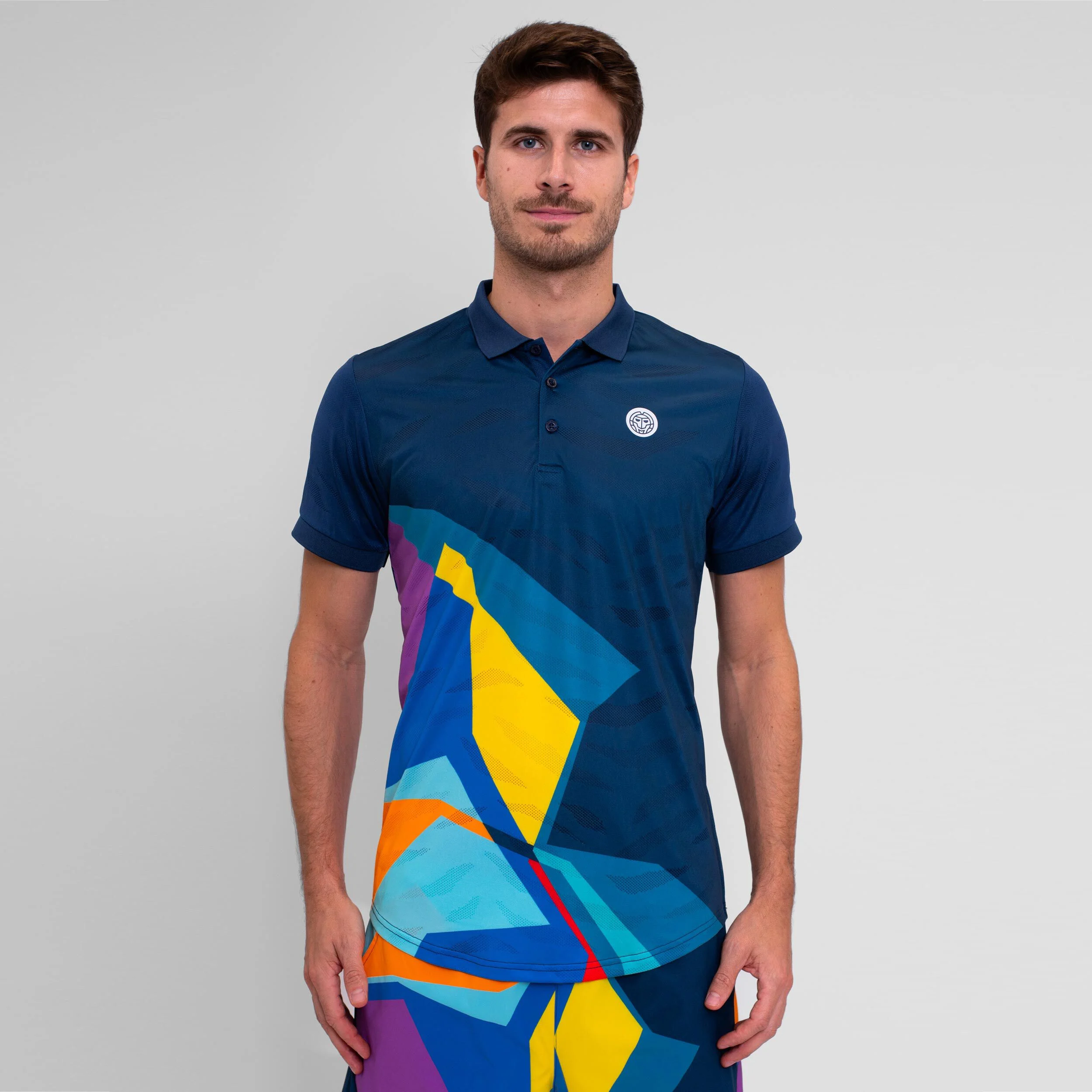 Twiggy Polo Herren - Dunkelblau, Mehrfarbig