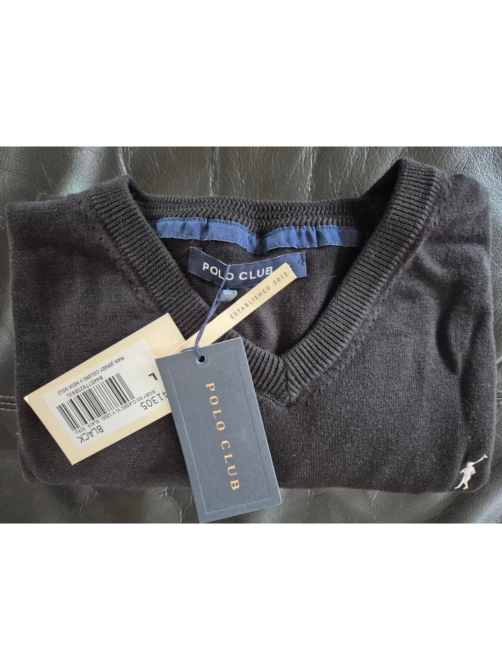 Polo Club Pullover in Schwarz günstig kaufen L
