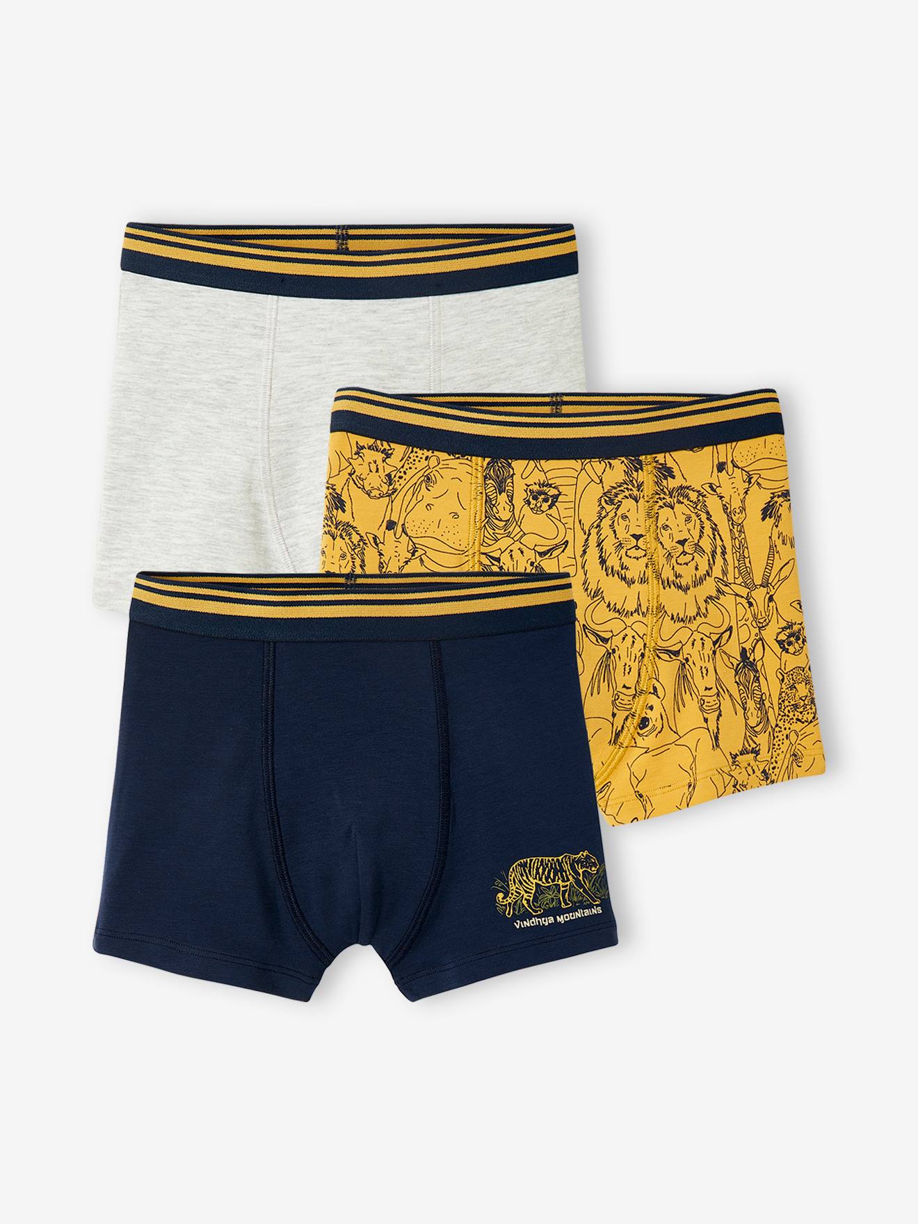 Lot de 3 boxers stretch 